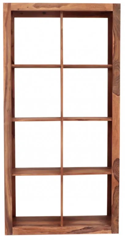 Indický nábytok - Knižnica 90x180x35 Rami indický masív palisander Only stain
