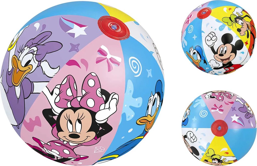 Plážová lopta pre deti 51 cm Mickey a priatelia Bestway 91098