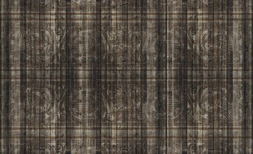 Fototapeta - Textúra drevených dosiek (152,5x104 cm)