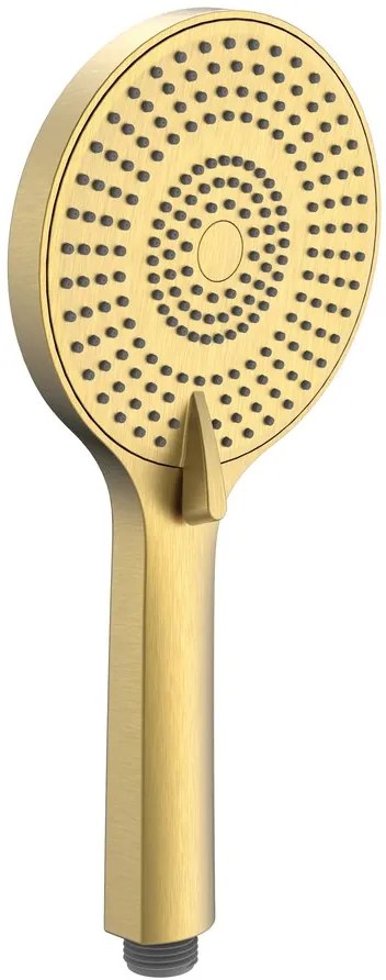 Sapho Sapho, Ručná masážna sprcha, 3 režimy, silikon trysky, Ø 120 mm, ABS/ zlato mat, SK879GB