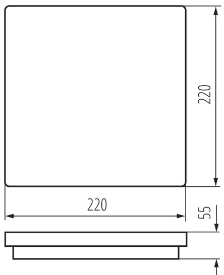 Kanlux 33349 - LED Vonkajšie svietidlo BENO LED/18W/230V 4000K IP54