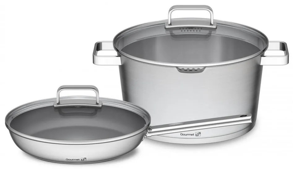 Sada riadu G21 Gourmet Magic s cedníkom, 4 diely, nerez 6352117