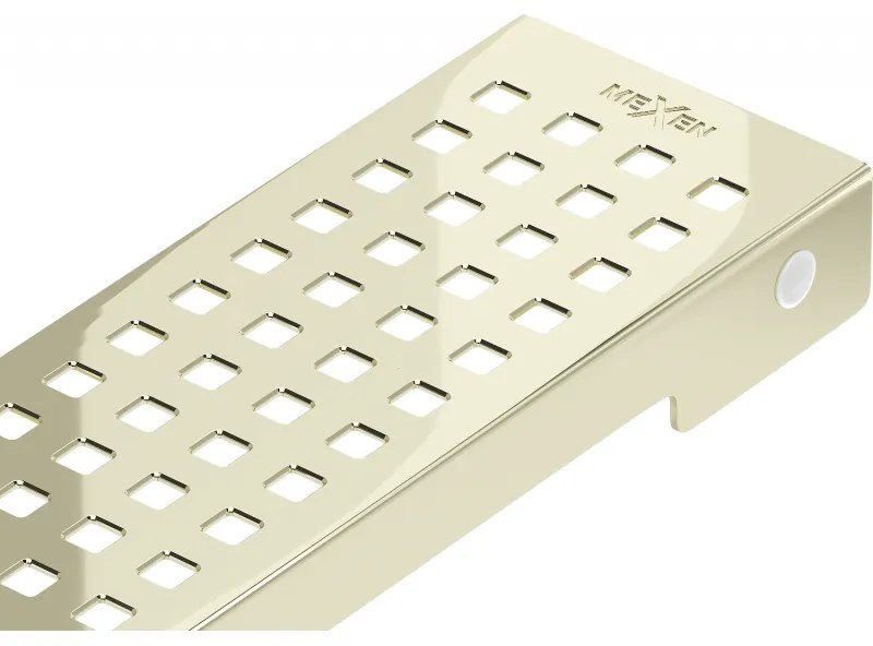 Mexen M08 kryt na nerezový žľab 90 cm, zlatá, 1525090