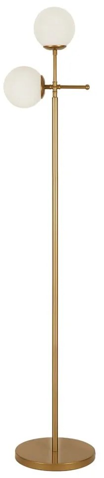 Stojacia lampa v zlatej farbe Squid Lighting Kruva, výška 174 cm