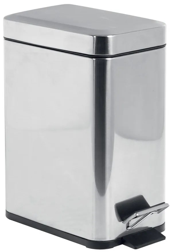 Aqualine Aqualine, SIMPLE LINE odpadkový kôš obdĺžnikový 5 l, nerez lesk, GAQ005