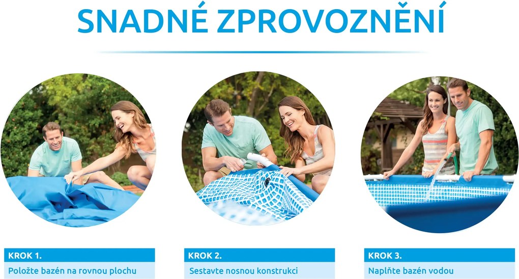Intex | Bazén Florida 3,66x0,76 m s pieskovou filtráciou ProStar 4 | 10340100