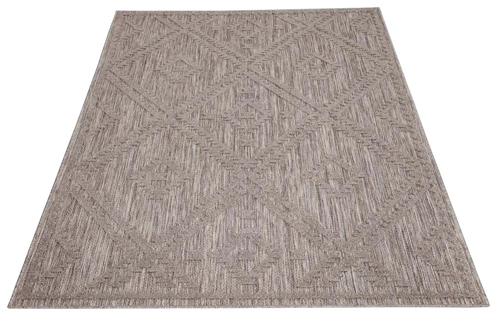Dekorstudio Terasový koberec SANTORINI - 454 hnedý Rozmer koberca: 120x170cm