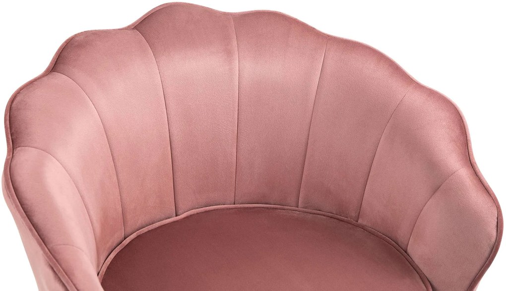 Stolička Rosita zamat - ružová