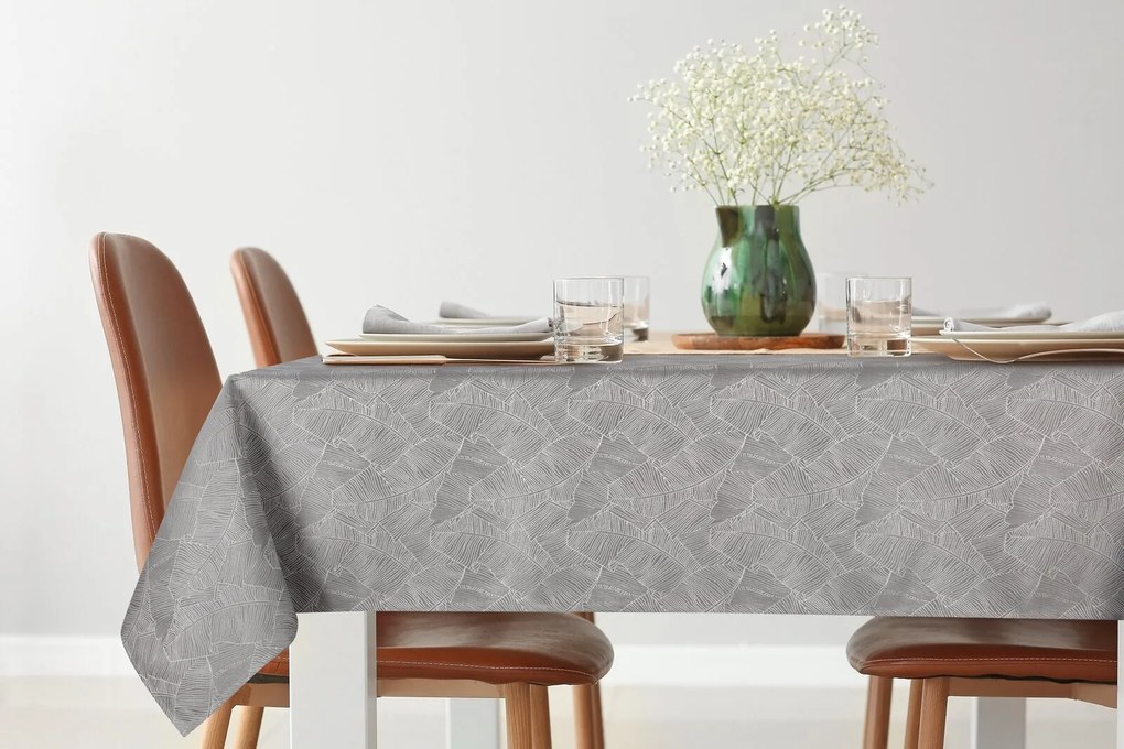 OBRUS ISLA 140X180 CM STRIEBORNÝ