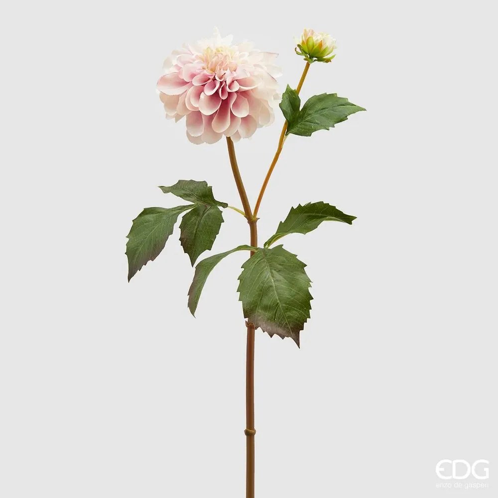 Umělá květina jiřina růžová, 65cm