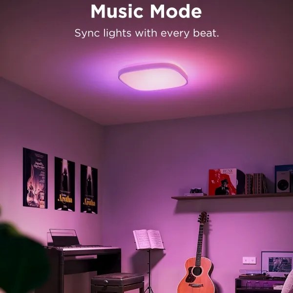 Govee - LED RGBIC Stmievateľné stropné svietidlo LED/24W/230V 2700-6500K Wi-Fi