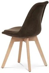 Autronic BONTEC Jedálenská stolička, hnedá, látka, CT-751 BR2 Farba: Hnedá