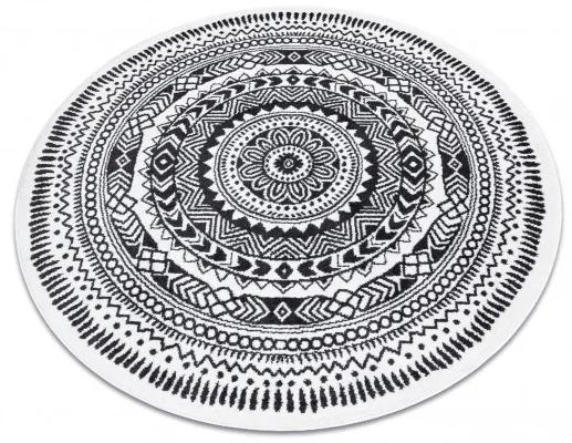 Dywany Łuszczów Kusový koberec Napkin grey kruh - 200x200 (priemer) kruh cm