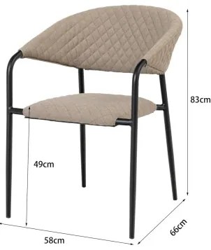 Doppler NOVA MELIA mocca – luxusná záhradná súprava 6+1
