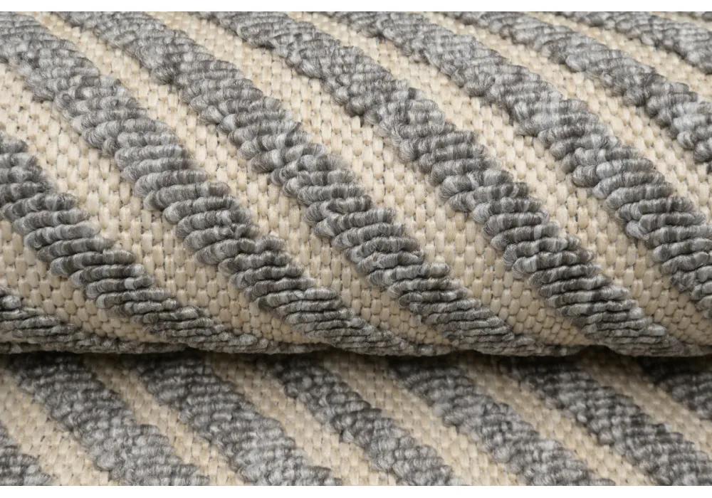 Kusový koberec Centa sivo krémový 80x200cm