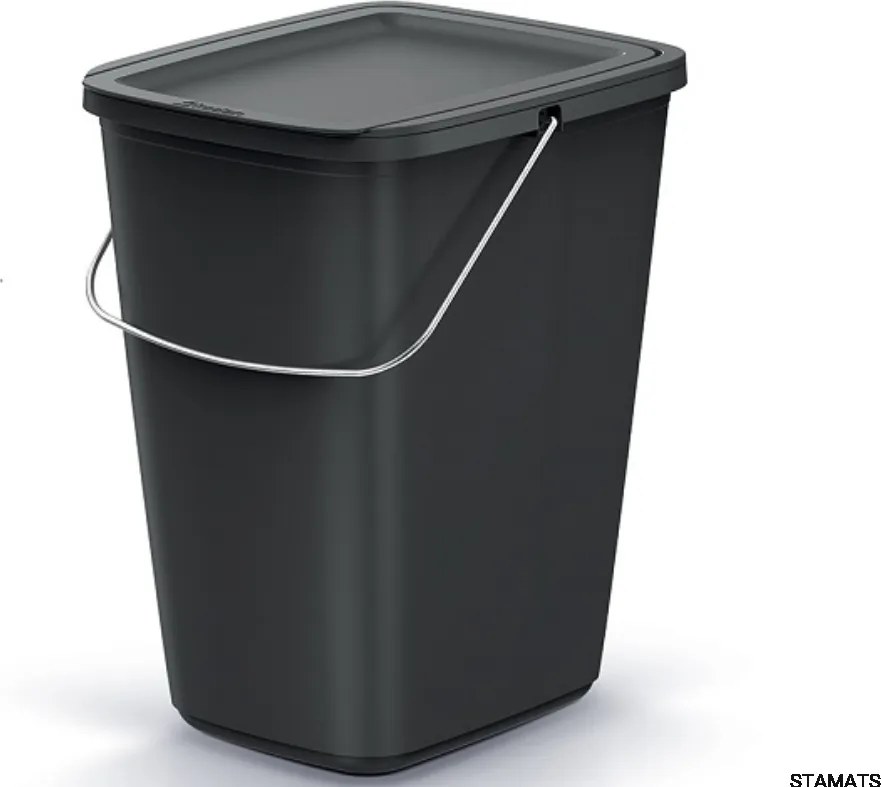 Odpadkový kôš COMPACTO FLAS 9 L čierny