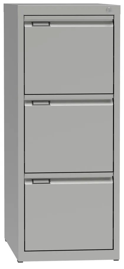 Kovona Kovová kartotéka A4, 3 zásuvky, sivá