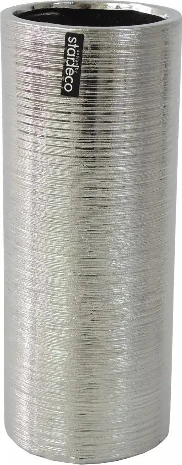 Váza Modern 30 cm, strieborná