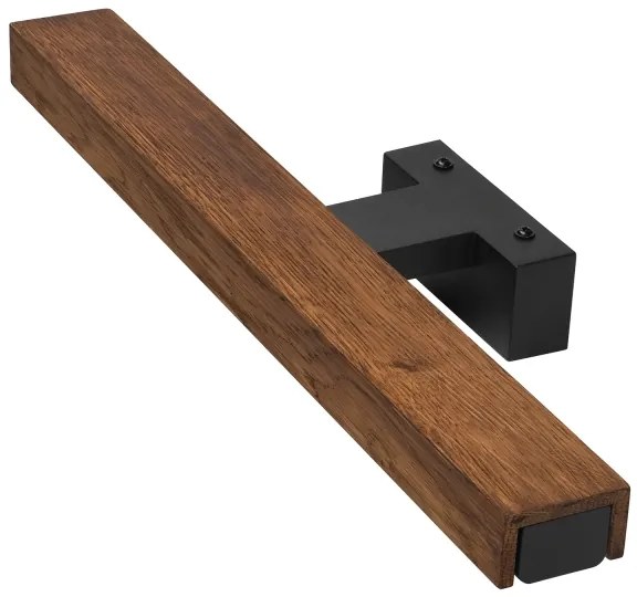 Brilagi-LED Kúpeľňové osvetlenie zrkadla WOODY MIRROR LED/8W/230V IP44 dub/čierna