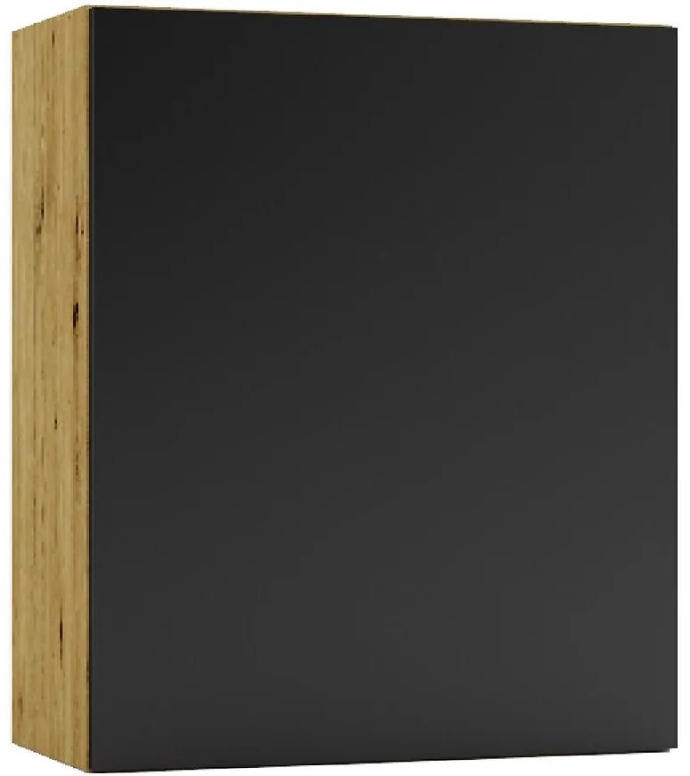 Kuchynská Skrinka Isabel W60 P/L čierna/artisan