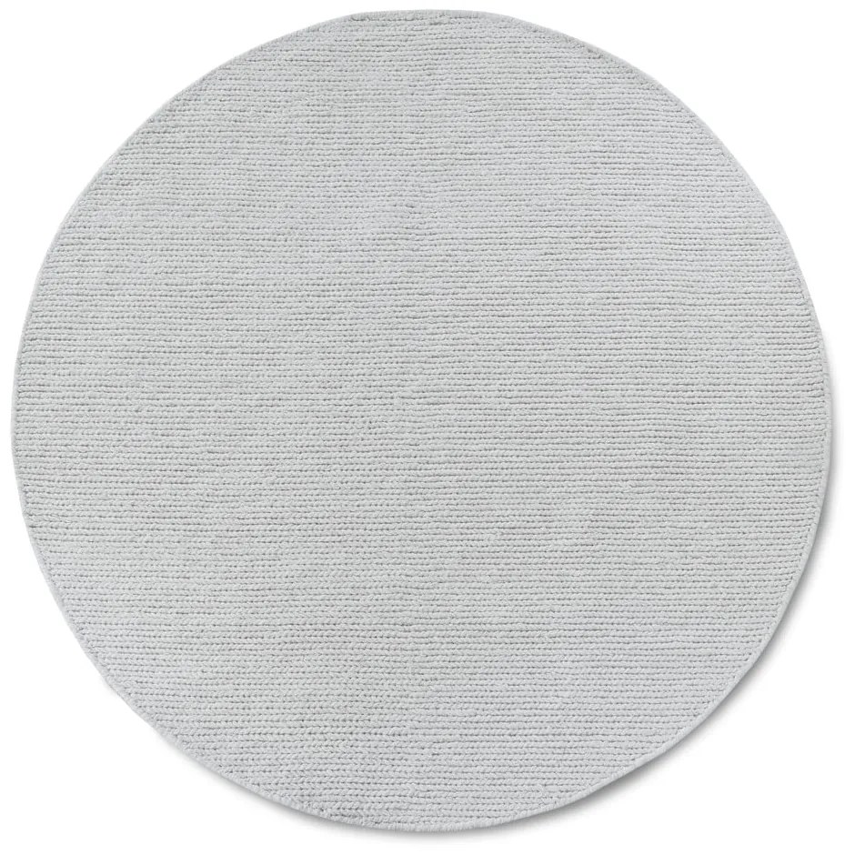 Biely ručne tkaný vlnený okrúhly koberec ø 160 cm Francois – Villeroy&amp;Boch