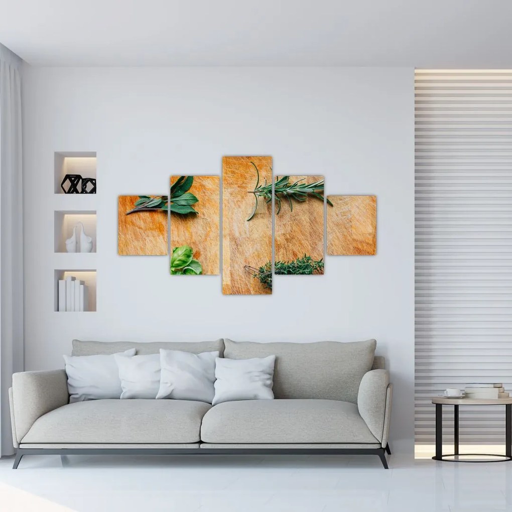 Obraz - Bylinky (125x70 cm), 40 ďalších rozmerov