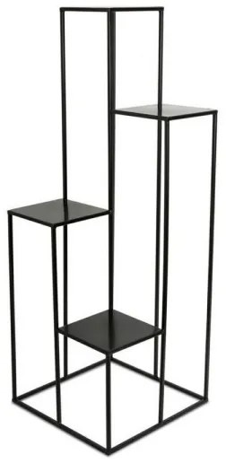 Stojan na kvety 110x40 cm čierna