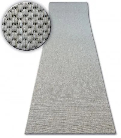 Behúň SISAL FLOORLUX model 20433 strieborná HLADKÝ Veľkosť: 100 cm