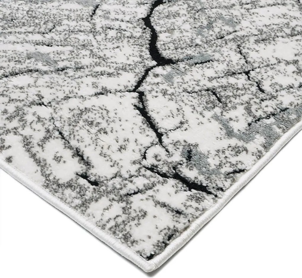Koberec Miami Plus 0300 sivý obdĺžnikový – vzorovaný Rozmer: 80x150 cm