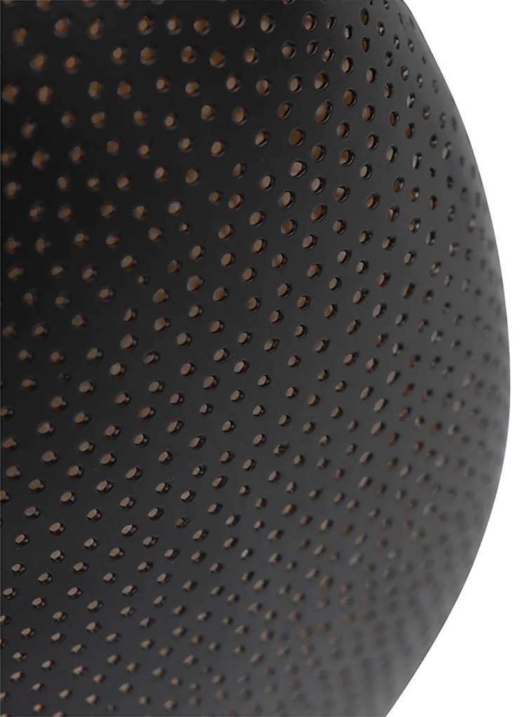 Inteligentné stropné svietidlo čierne a zlaté 40 cm vrátane Wifi G95 - Radiance