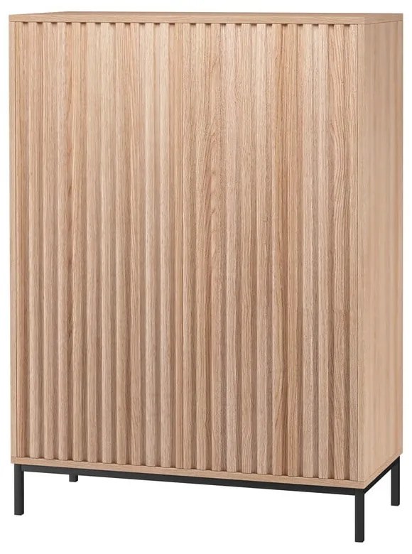 Skrinka v dekore duba v prírodnej farbe 80x110 cm Celine - Støraa