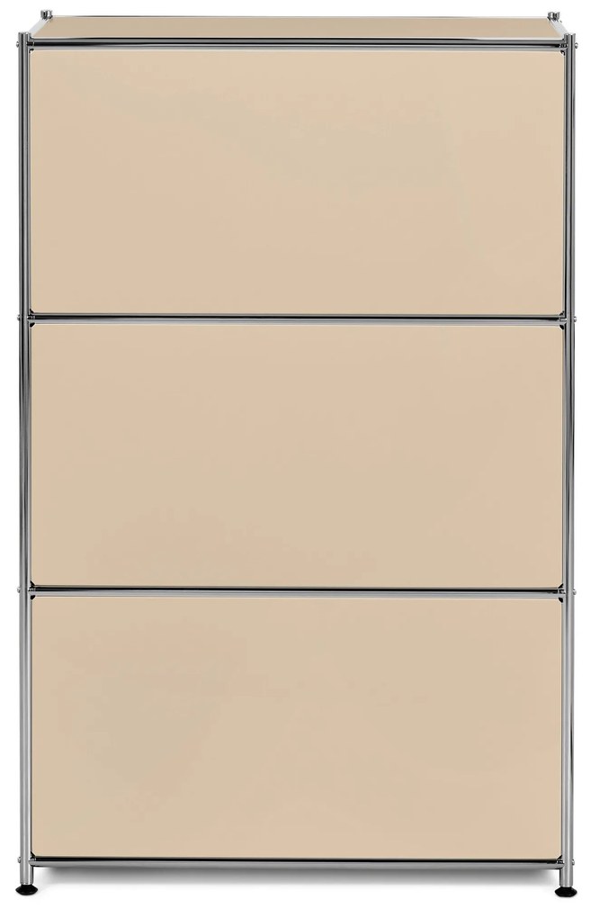 Kovová komoda »CN3« s 2 výklopnými dvierkami