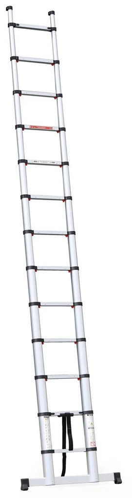 Teleskopický hliníkový rebrík PROFI, 3,8 m, 13 priečok