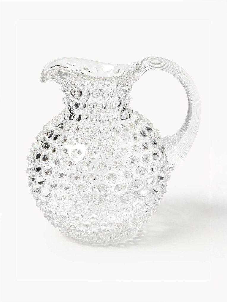 Ručne fúkaný džbán Hobnail