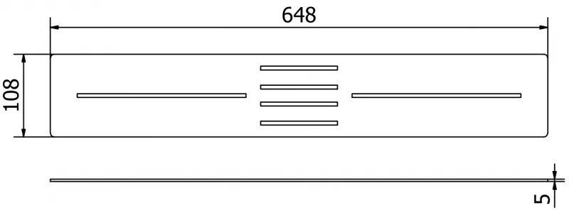 Mexen Toro, krytka sifónu pre sprchovú vaničku Toro (130-160 cm), čierna, 43920070