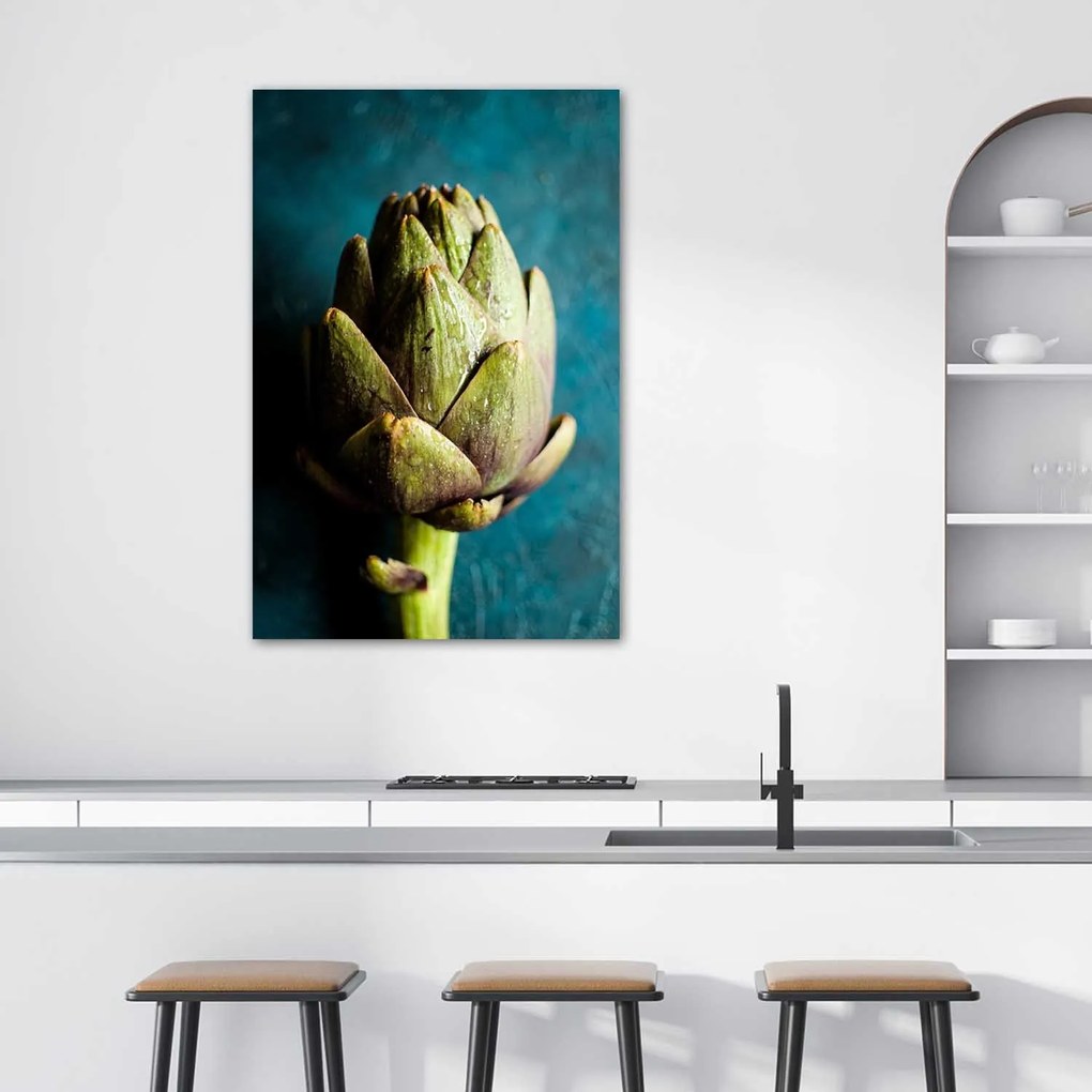 Gario Plagát Zelená artičoka Farba rámu: Bez rámu, Rozmery: 70 x 100 cm