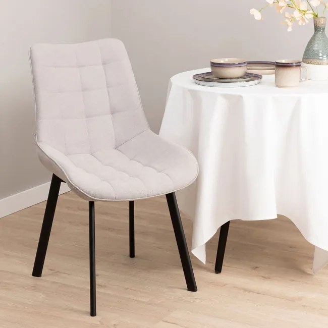 Stolička COLIN svetlosivá ALL 834009