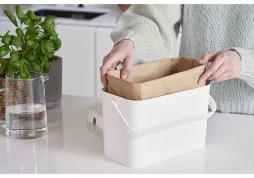SmartStore Plastový kôš na bioodpad Collect, biela, 5 l