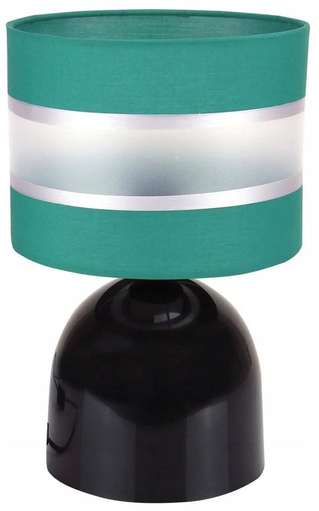 Stolná lampa Elegance, 1x textilné tienidlo (výber z 6 farieb), (výber z 3 farieb konštrukcie), s
