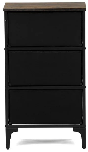 Autronic BONTEC Komoda 45x30x77cm, mdf, viacfarebná, AUK-W2001 BK Farba: Viacfarebná