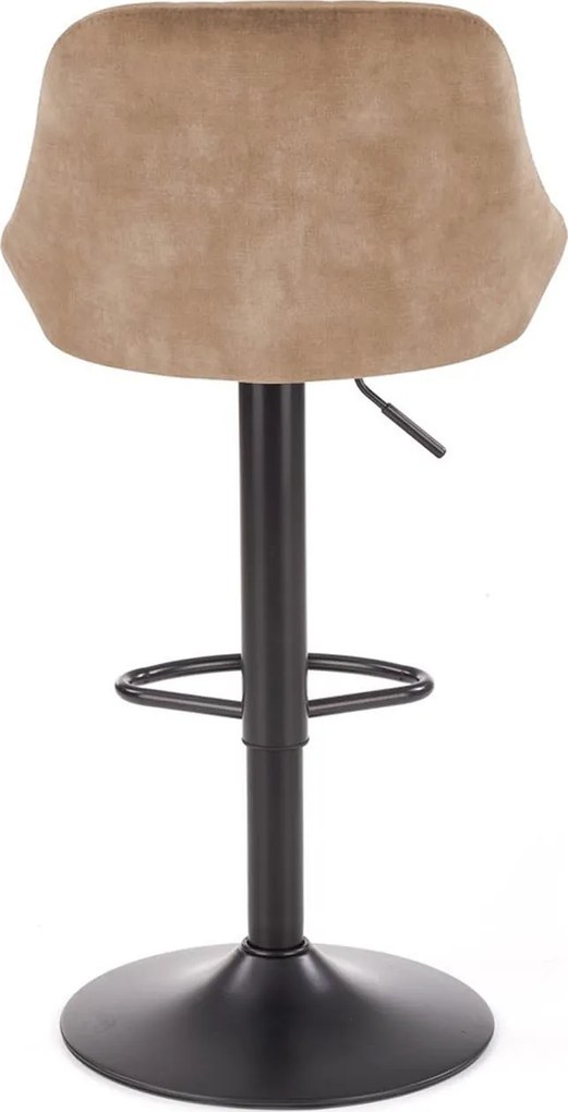 Barová stolička LINDA - béžová - výškovo nastaviteľná