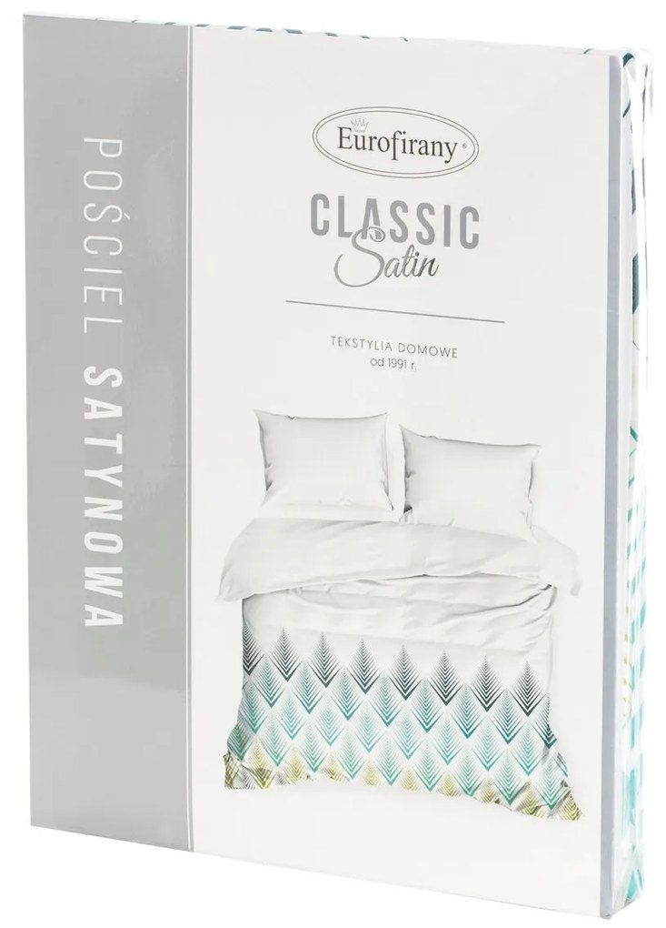 SATÉNOVÉ OBLIEČKY SHELLY 200X220 CM, 2 KS 70X80 CM VZOROVANÉ