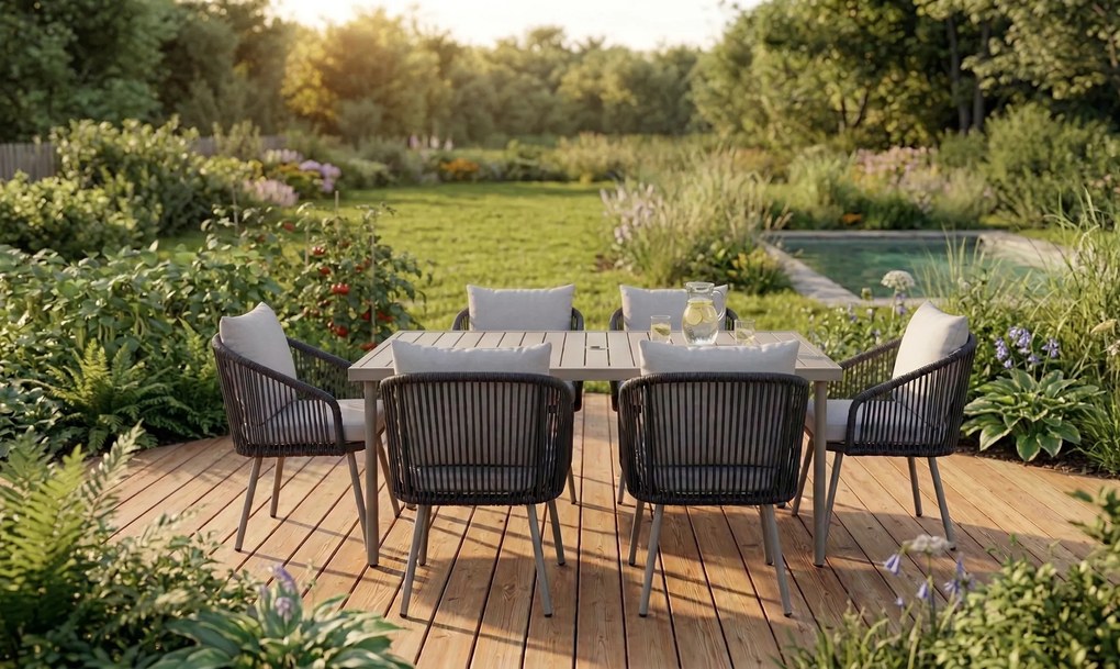 Sada zahradního nábytku Houseland Verona pro 6 osob