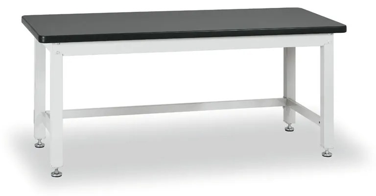 Pracovný stôl do dielne BL, stolová doska MDF + PVC, nosnosť 1000 kg, 1800 mm