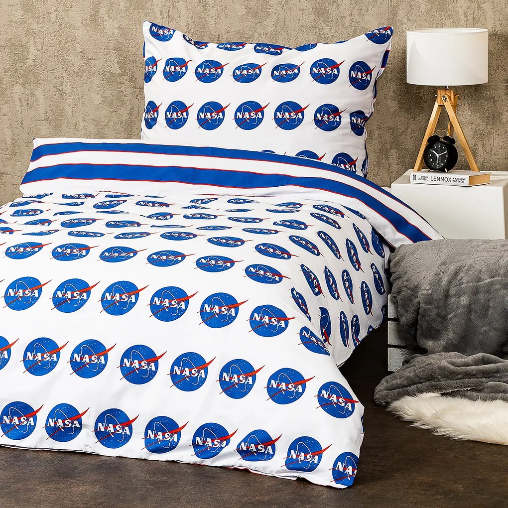 Tiptrade Saténové obliečky NASA, 220 x 200 cm, 2 ks 70 x 90 cm
