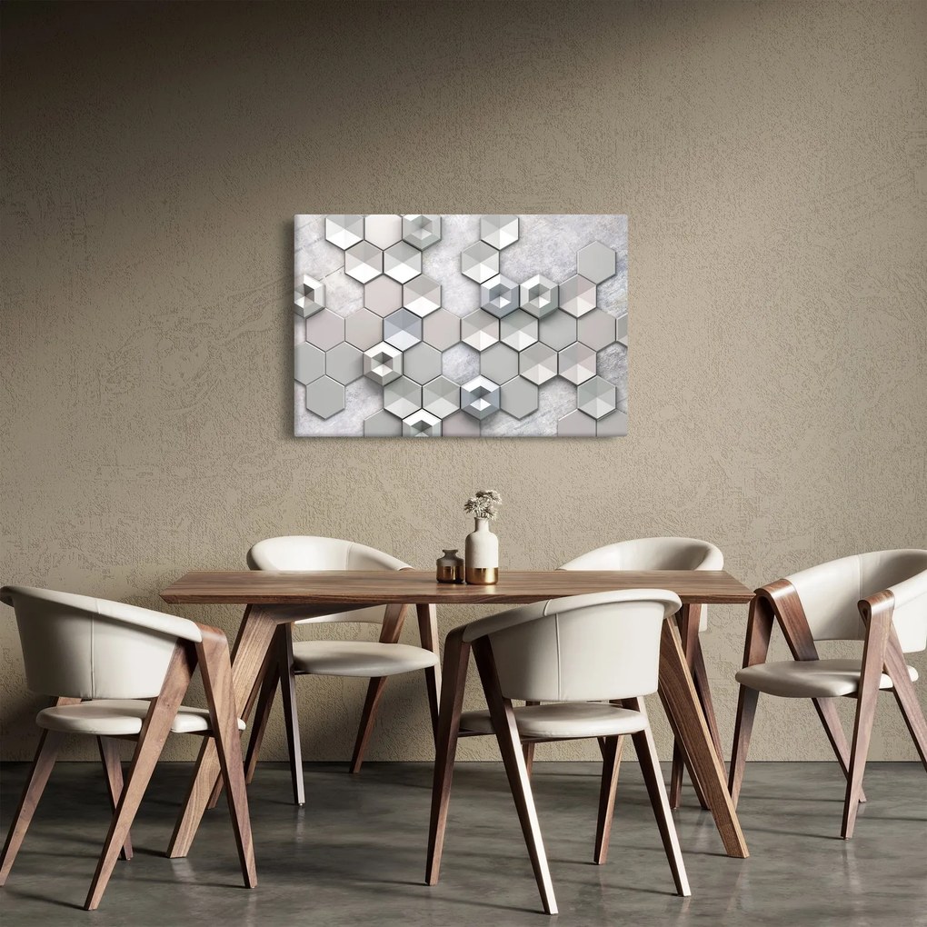 Obraz 3D abstrakcie (90x60 cm)