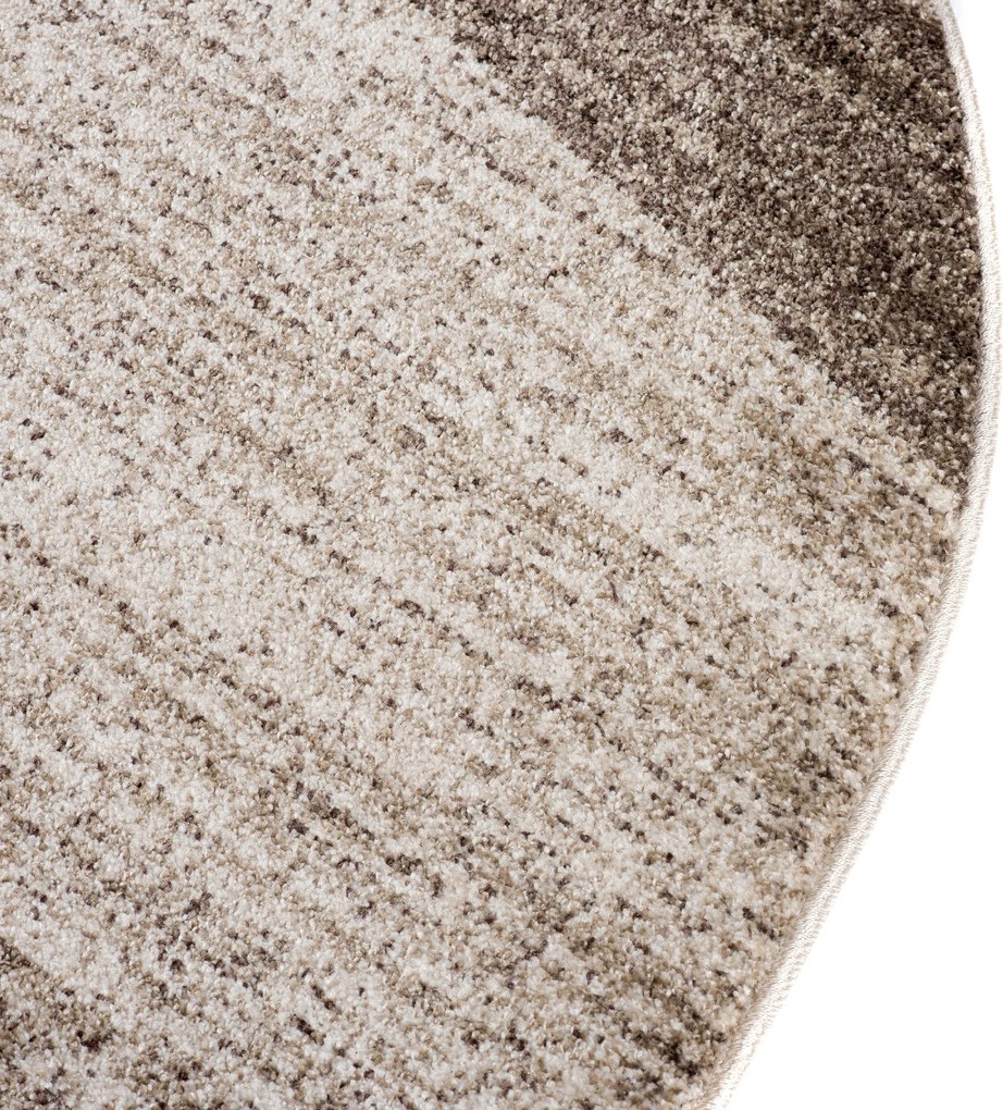 TA Koberec K195B BÉŽOVÉ SARI KOLESO 3UX Rozmer: 130x130 cm