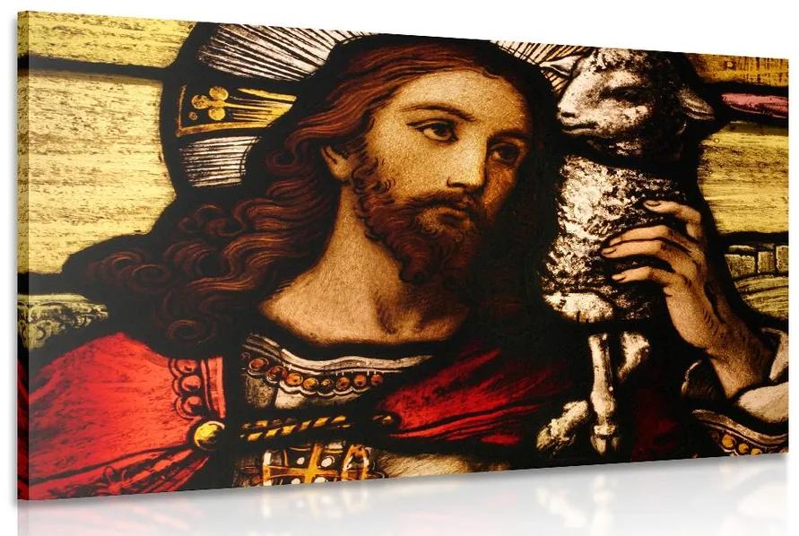 Obraz Ježiš s jahniatkom Varianta: 120x80
