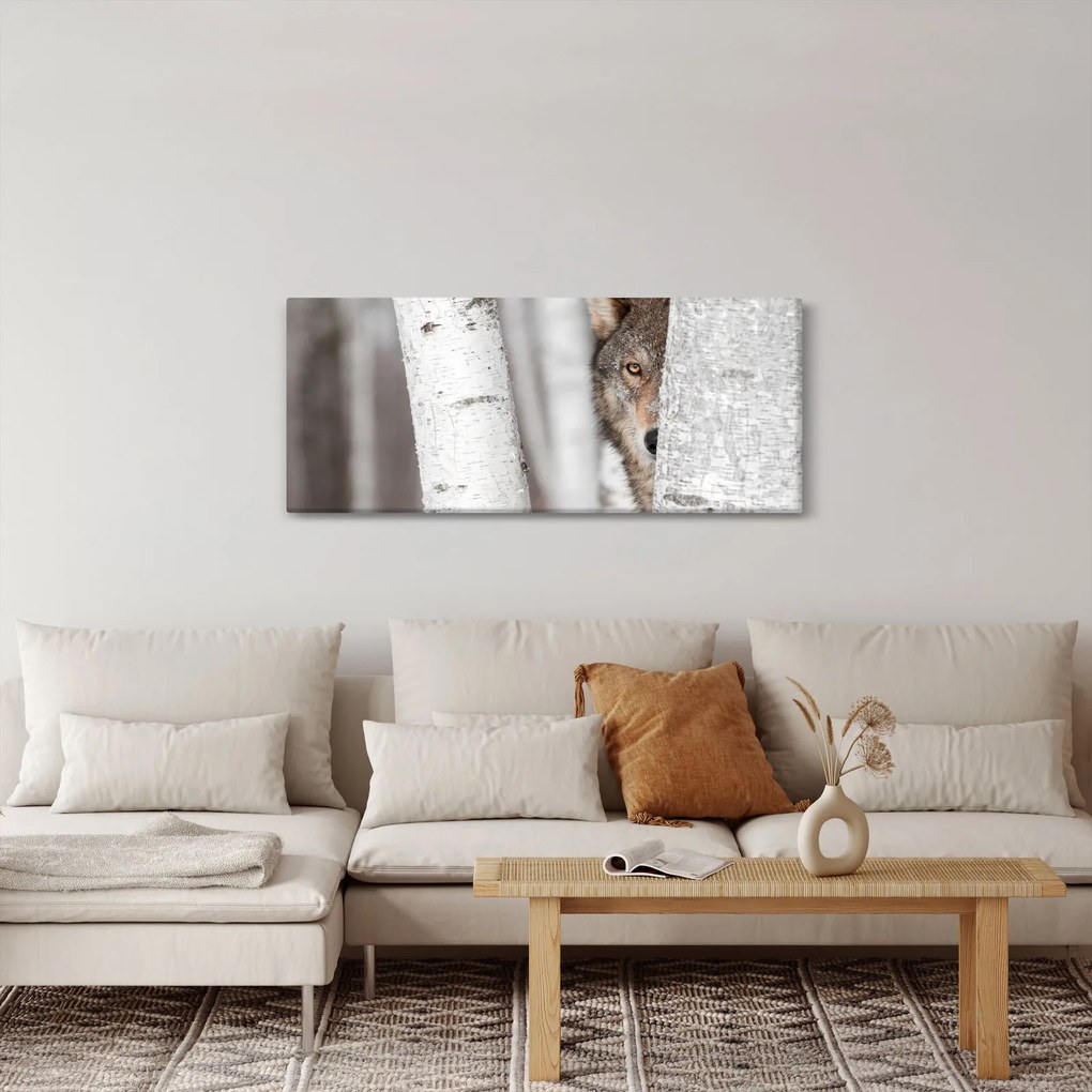 Obraz - Vlk (120x50 cm)
