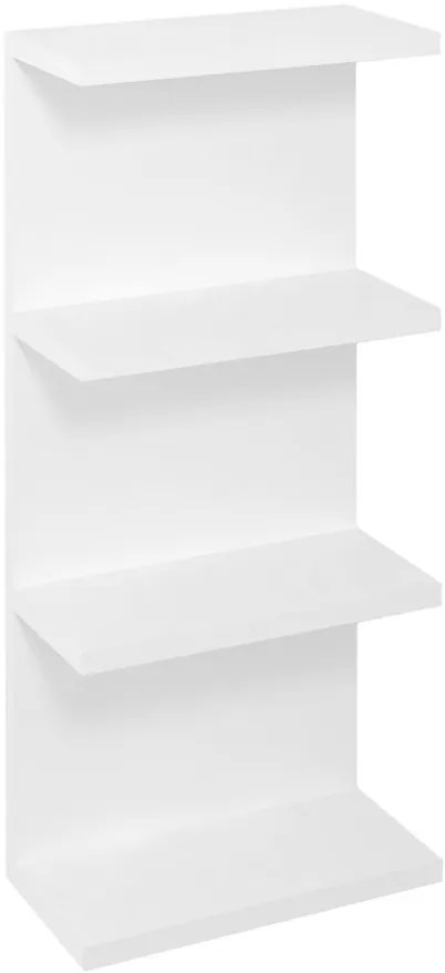 Sapho Sapho, RIWA otvorená polica 30x70x15cm, biela lesk, RIW300-0030